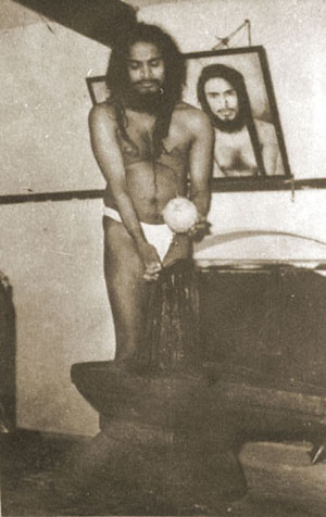Shivabalayogi installing Ardhanarishwara Swami